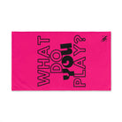 What Do You Play? Signature Pink | Mix & Match Original Fun-Flirty Lovers’ Towels