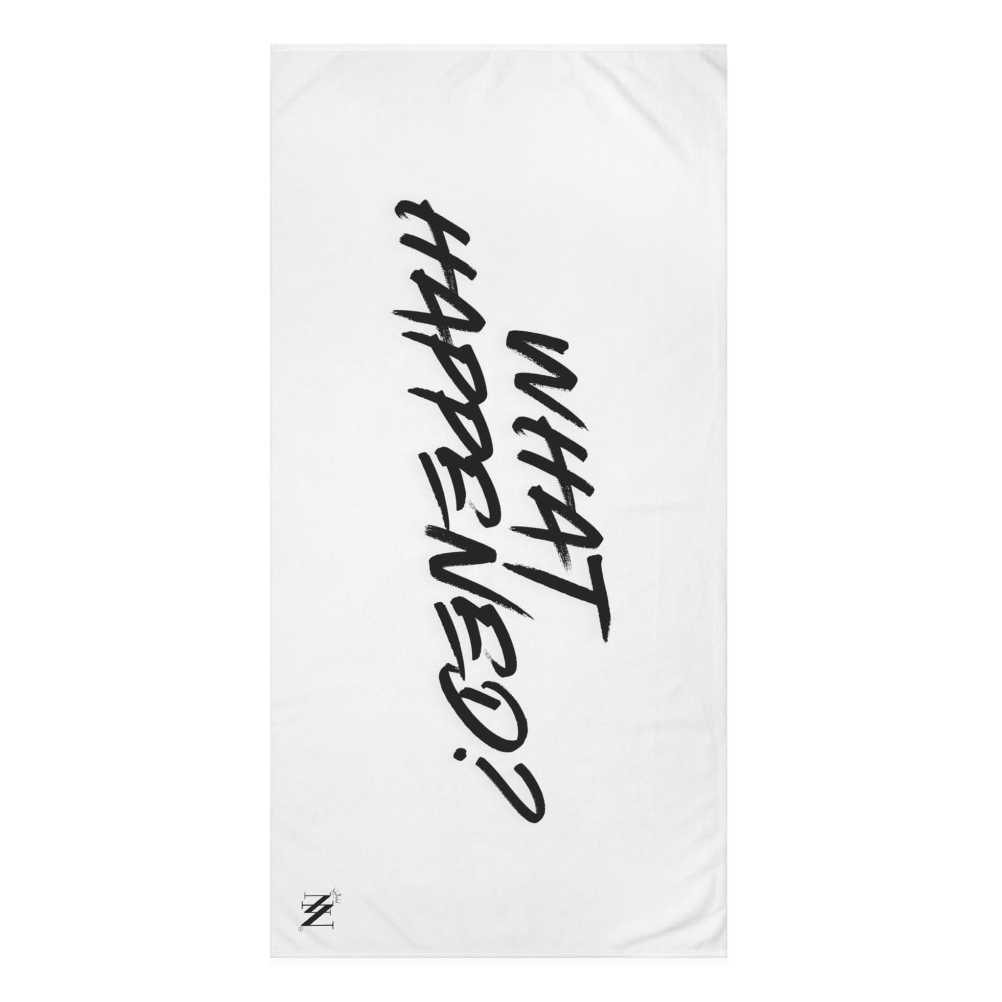 What Happened? | Mix & Match Naughty XL Fun-Flirty Lovers’ Towels