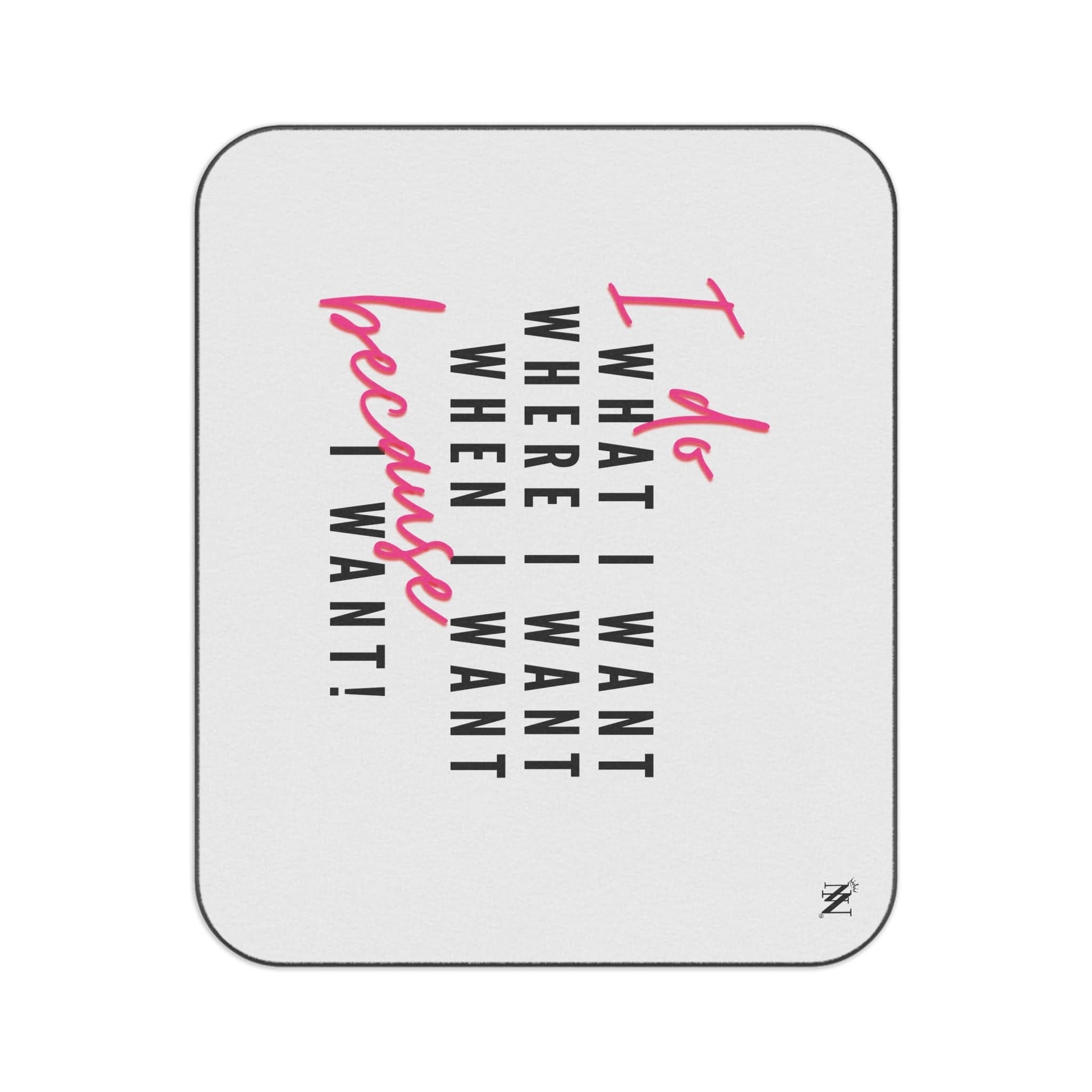 What I Want | Mix Match Fun-Flirty Lovers’ Water-Resistant Blankets