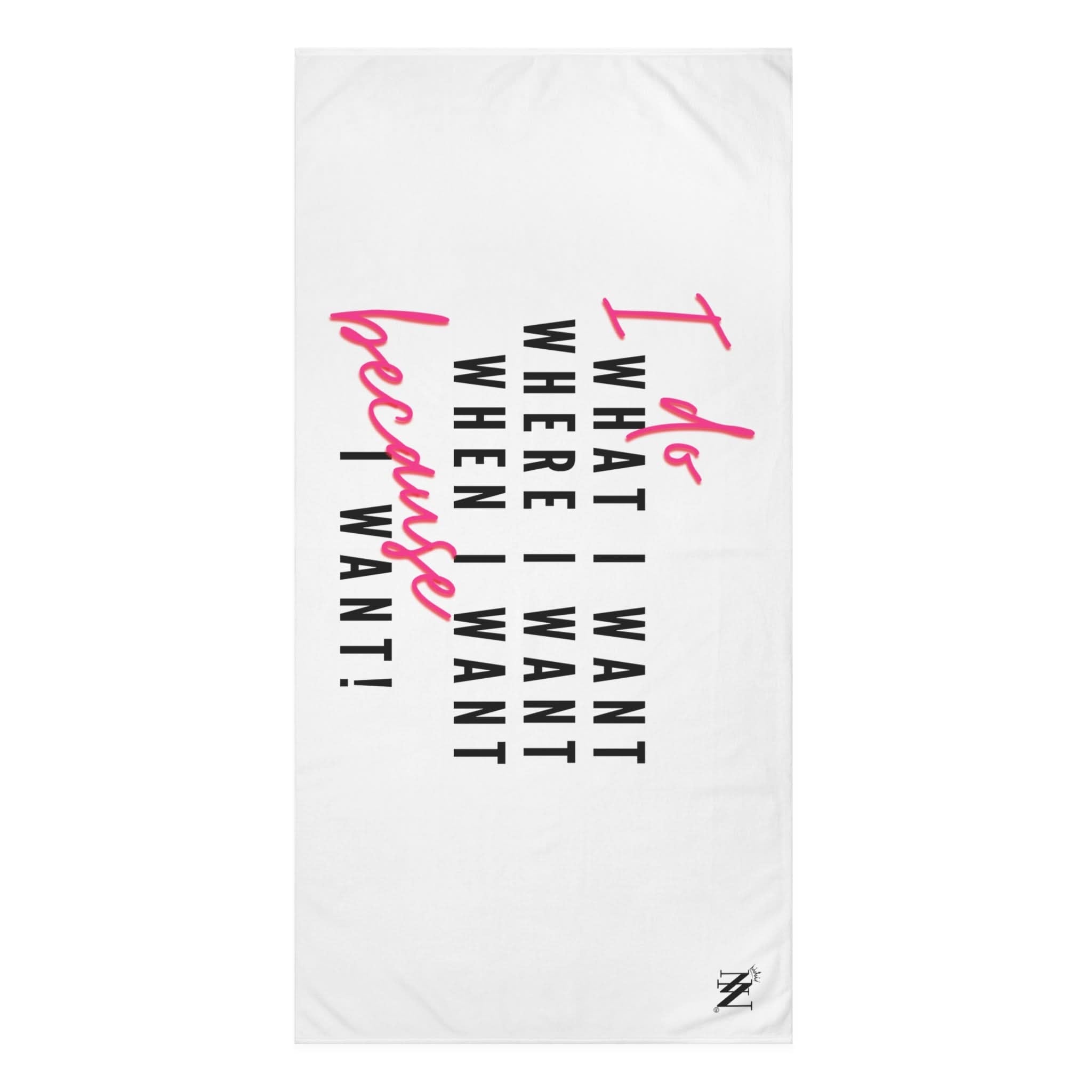 What I Want! | Mix & Match Naughty XL Fun-Flirty Lovers’ Towels