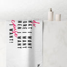 What I Want! | Mix & Match Naughty XL Fun-Flirty Lovers’ Towels