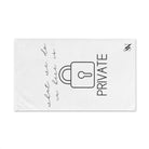 What We Do in Here Is Private | Mix & Match Original Fun-Flirty Lovers’ Towels