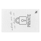 What We Do in Here is Private | Mix & Match Soft Fun-Flirty Lovers’ Towels