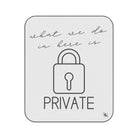 What We Do in Private | Mix Match Fun-Flirty Lovers’ Water-Resistant Blankets