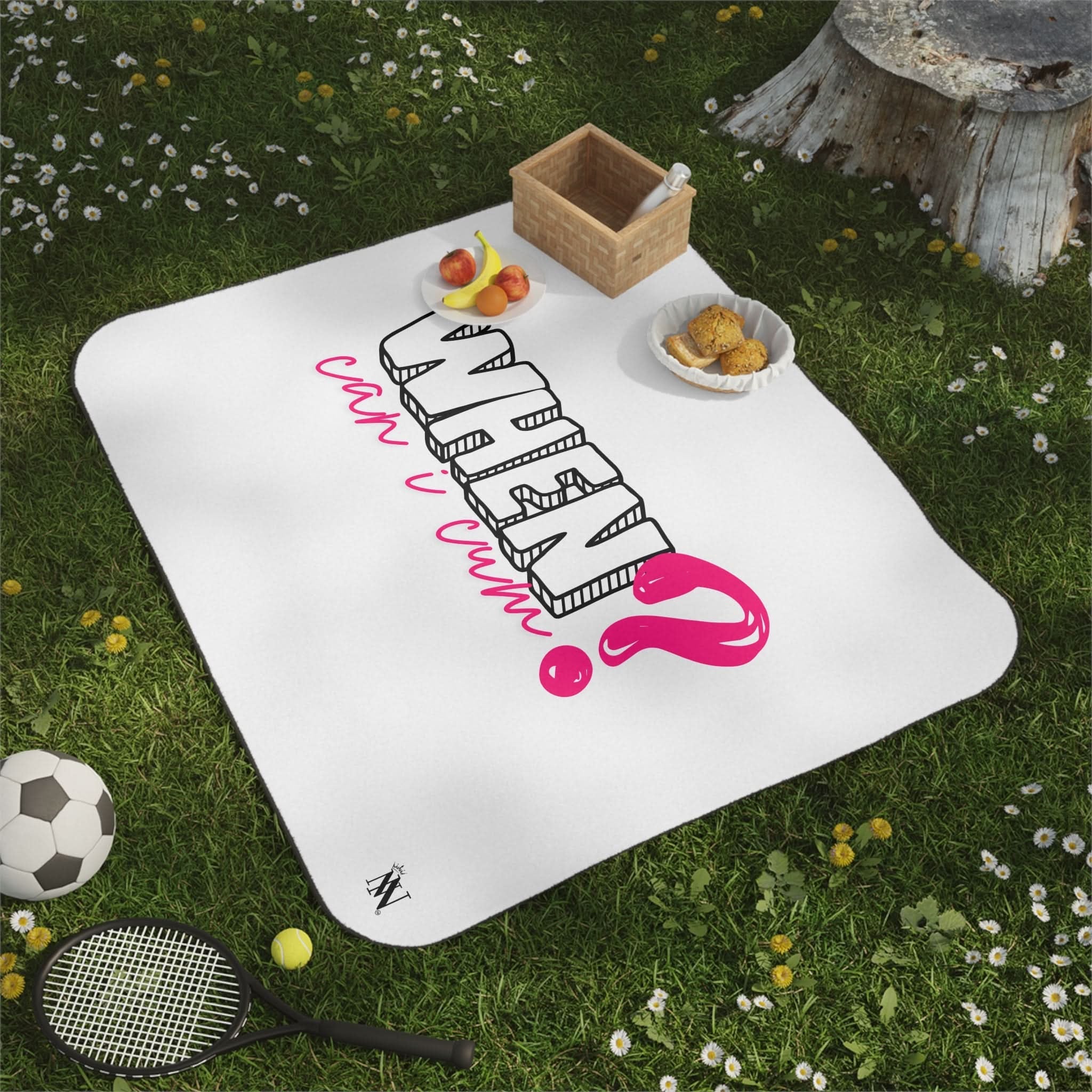 When? Can Cum | Mix Match Fun-Flirty Lovers’ Water-Resistant Blankets