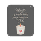 When the Candle is Lit | Mix Match Fun-Flirty Lovers’ Water-Resistant Blankets