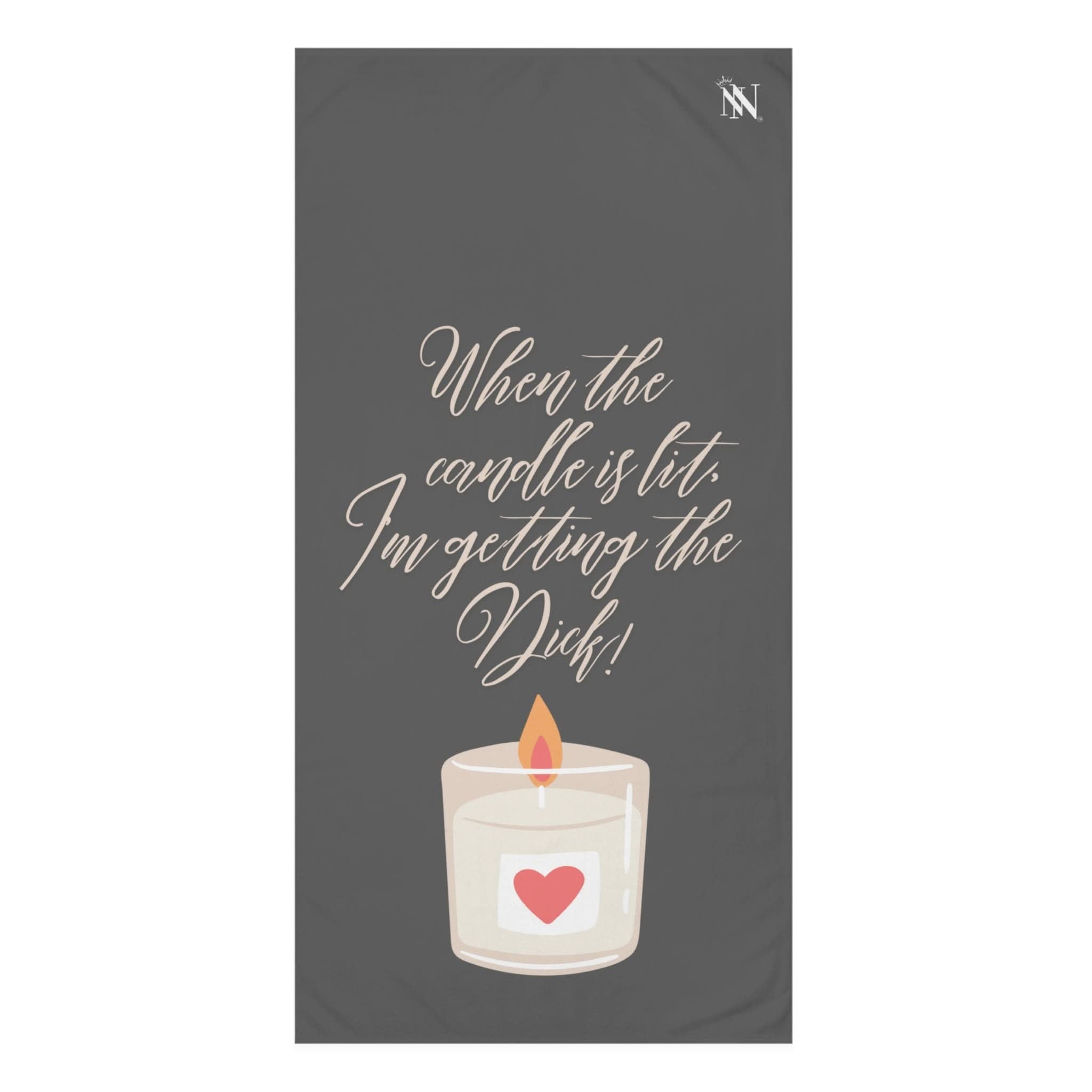 When the Candle is Lit | Mix & Match Naughty XL Fun-Flirty Lovers’ Towels