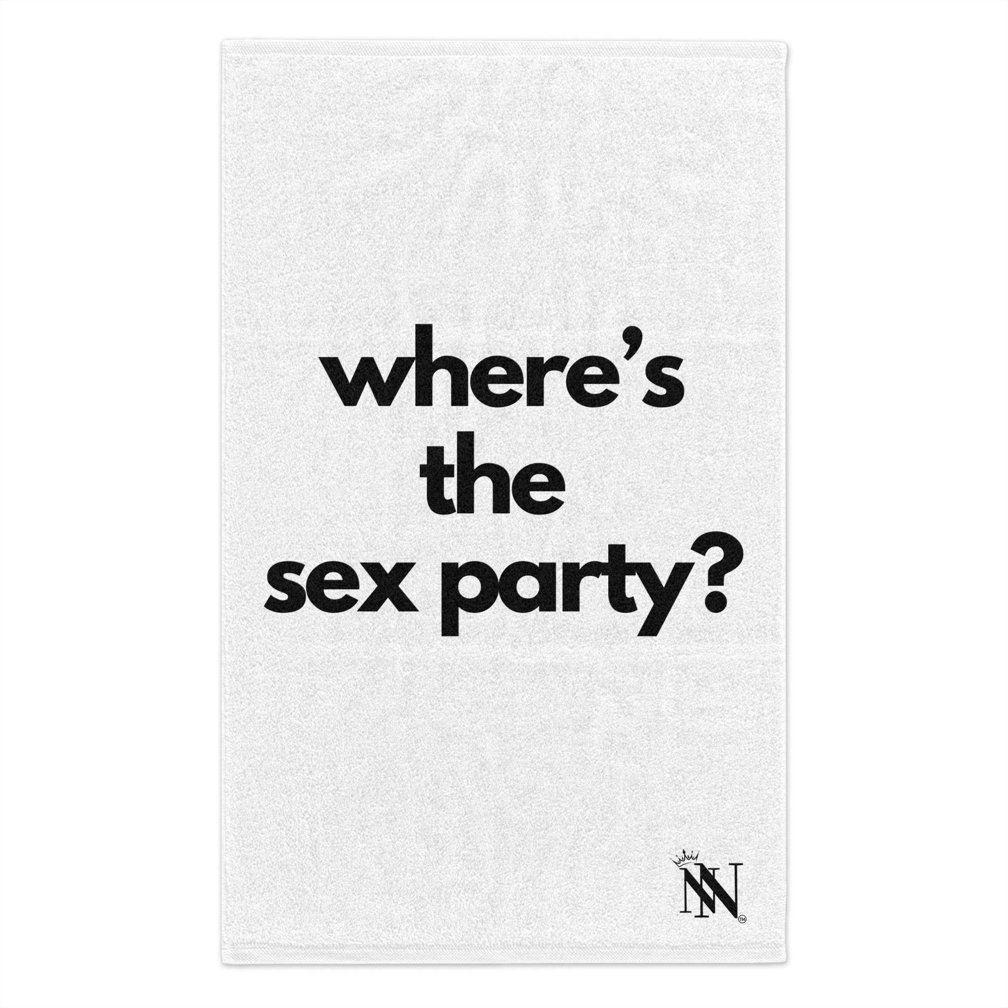 Where’s the Sex Party? | Mix & Match Soft Fun-Flirty Lovers’ Towels