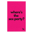 Where’s the Sex Party? Pink Mix & Match Soft Sex Towels | Flirty Lovers’ Gifts