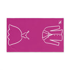 Bride Groom Shareable Fuscia | Mix & Match Original Fun-Flirty Lovers’ Towels