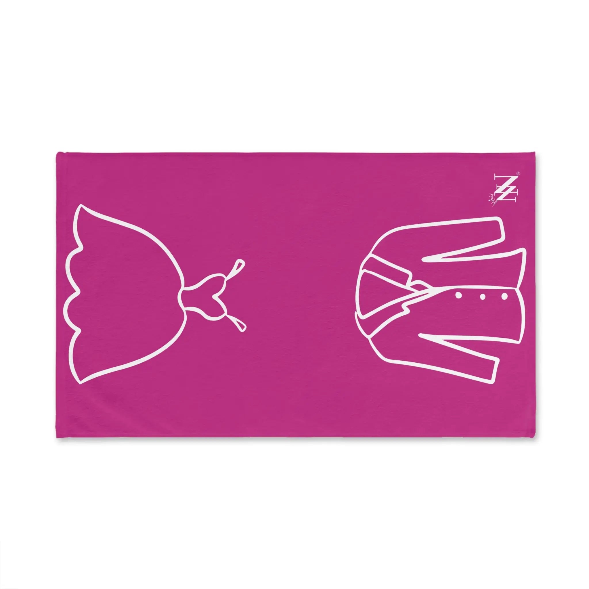 Bride Groom Shareable Fuscia | Mix & Match Original Fun-Flirty Lovers’ Towels