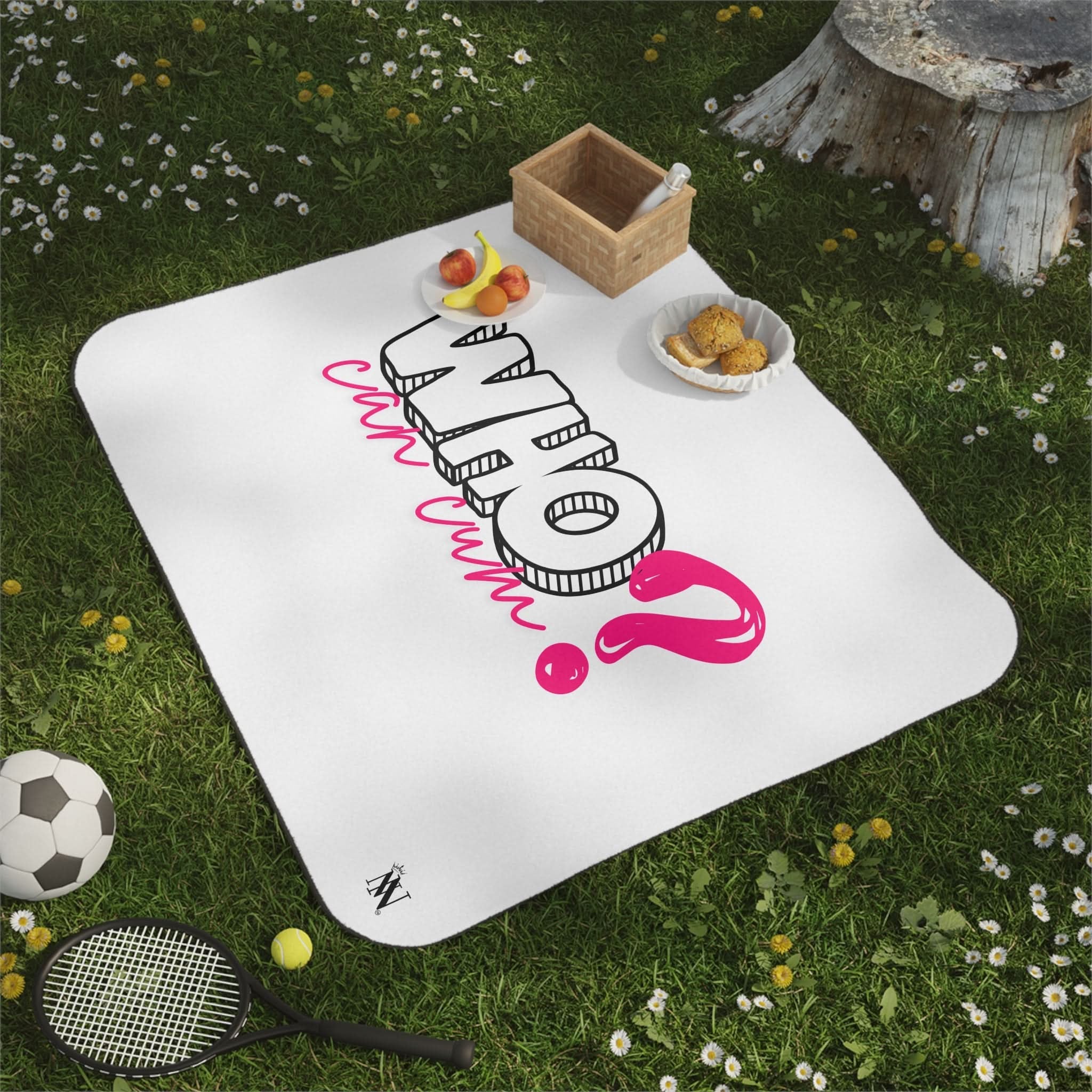 Who? Can Cum | Mix Match Fun-Flirty Lovers’ Water-Resistant Blankets