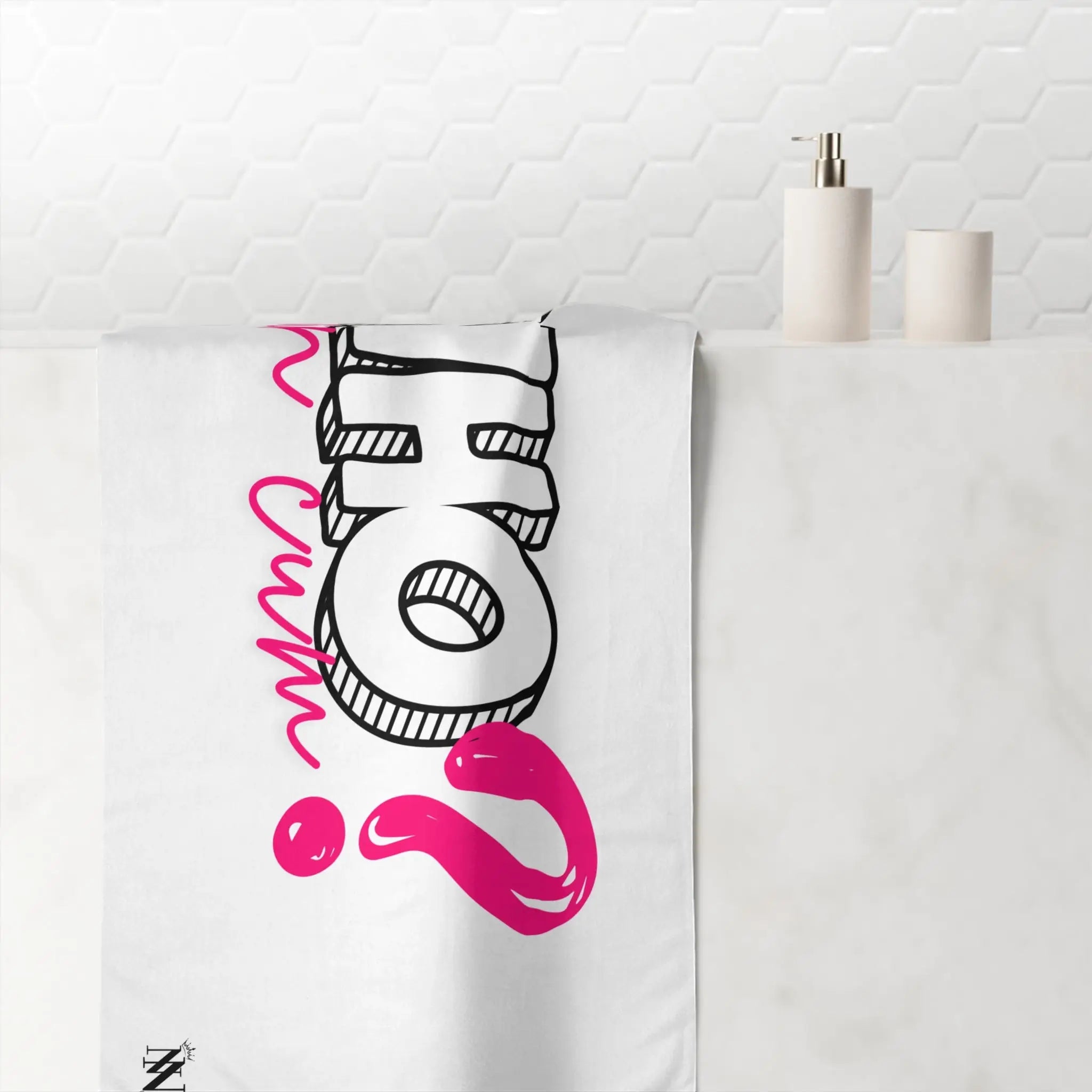 Who? Can Cum | Mix & Match Naughty XL Fun-Flirty Lovers’ Towels