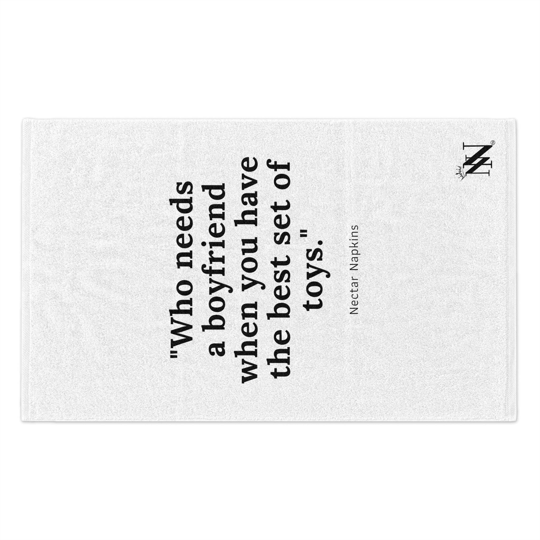 Who Needs a Boyfriend? | Mix & Match Soft Fun-Flirty Lovers’ Towels