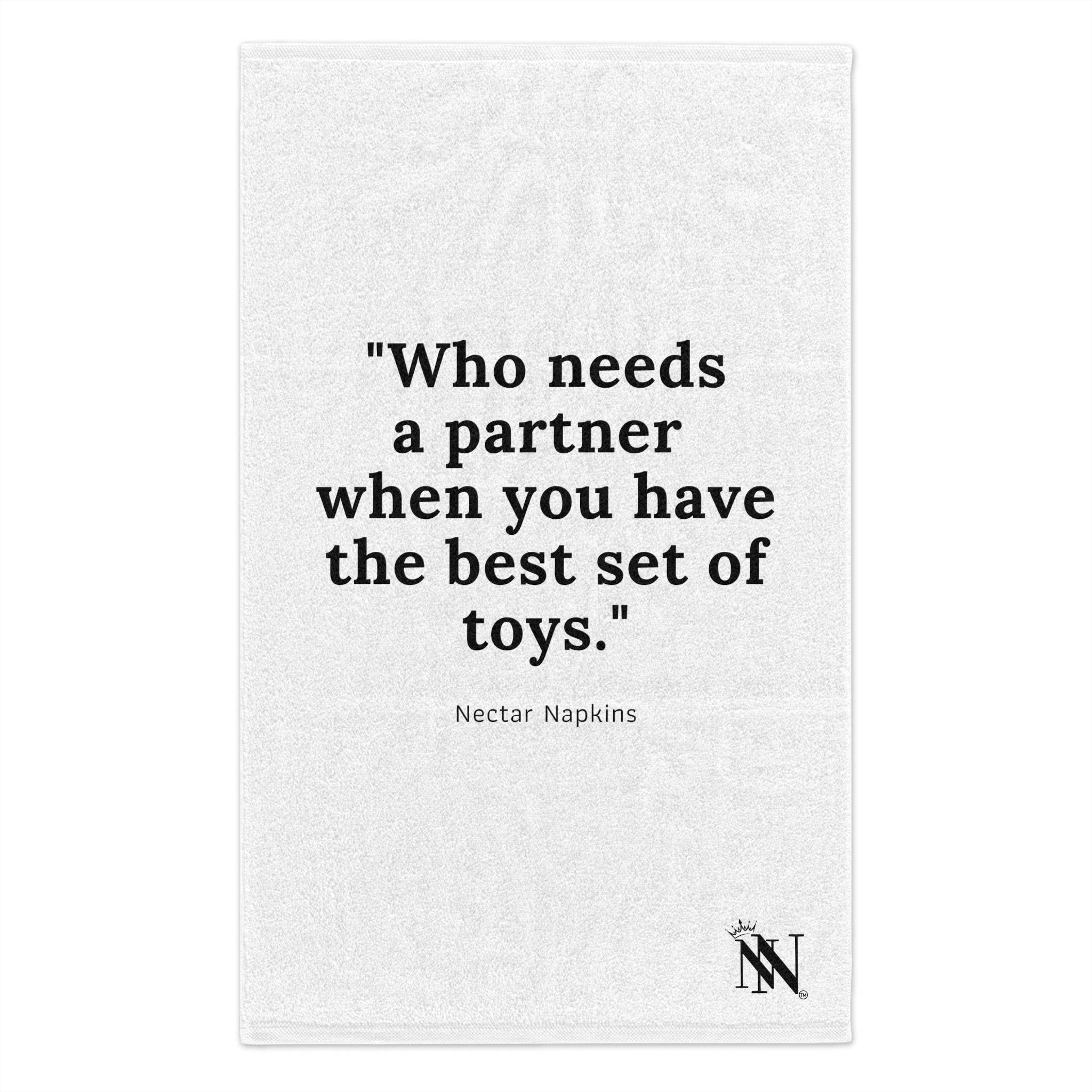 Who Needs a Partner? | Mix & Match Soft Fun-Flirty Lovers’ Towels