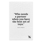 Who Needs a Partner? | Mix & Match Soft Fun-Flirty Lovers’ Towels