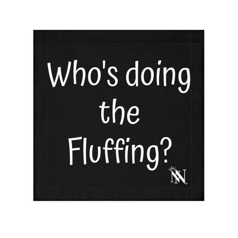 Who’s Fluffing? Black | Mix & Match Lils’ Fun-Flirty Lovers’ Towels