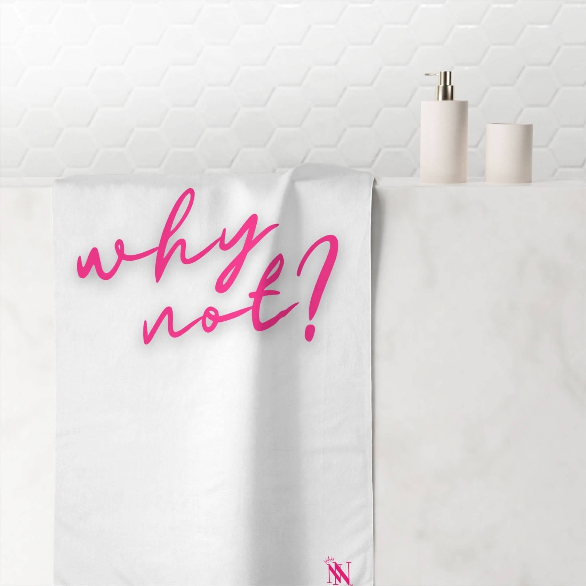 Why Not? | Mix & Match Naughty XL Fun-Flirty Lovers’ Towels