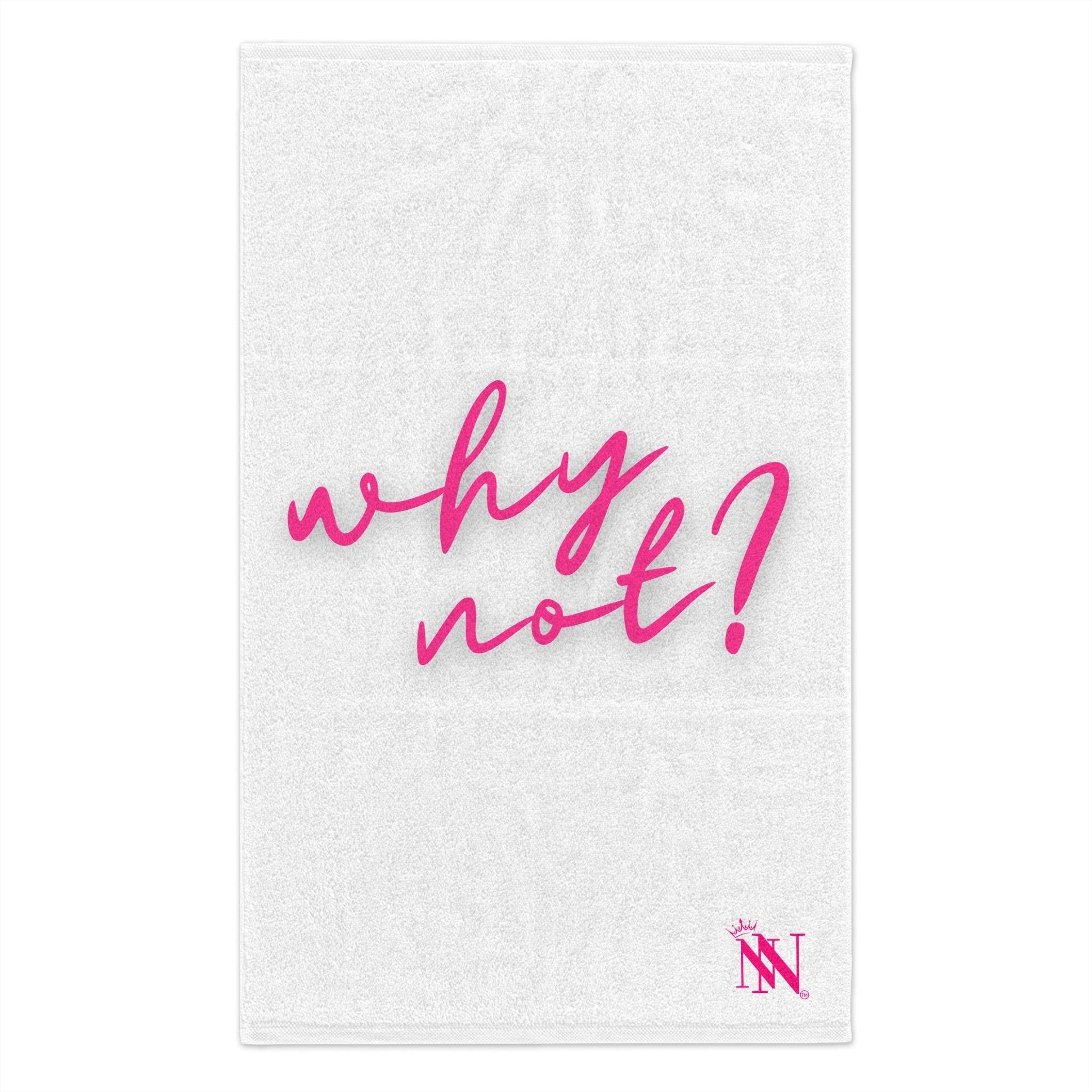 Why Not? Pink | Mix & Match Soft Fun-Flirty Lovers’ Towels
