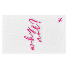 Why Not? Pink | Mix & Match Soft Fun-Flirty Lovers’ Towels