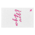 Why Not? Pink | Mix & Match Soft Fun-Flirty Lovers’ Towels