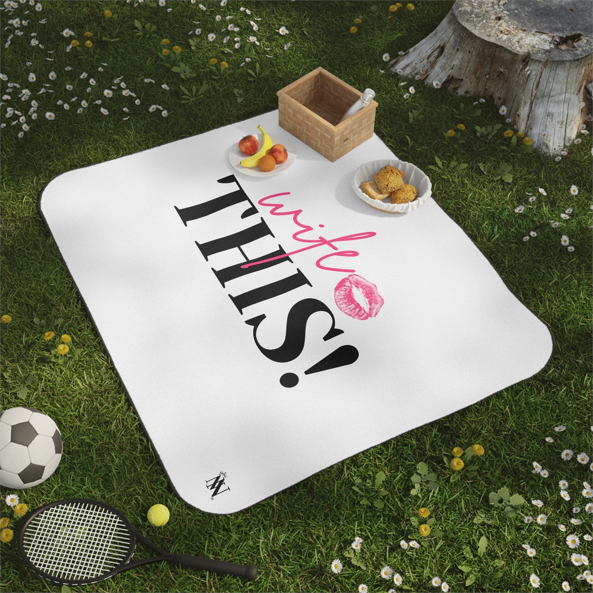 Wife This! With a Kiss | Mix Match Fun-Flirty Lovers’ Water-Resistant Blankets