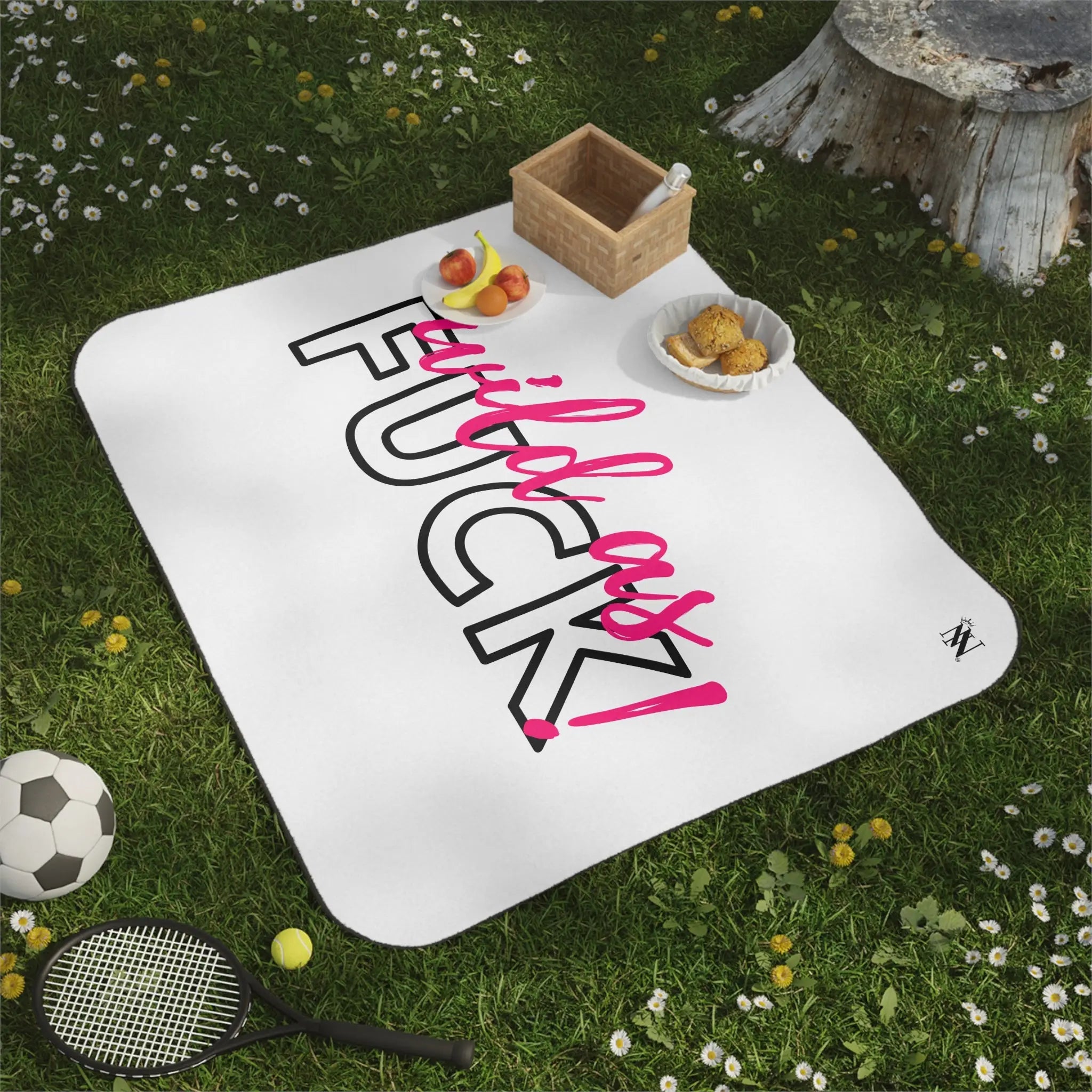 Wild As Fuck! | Mix Match Fun-Flirty Lovers’ Water-Resistant Blankets
