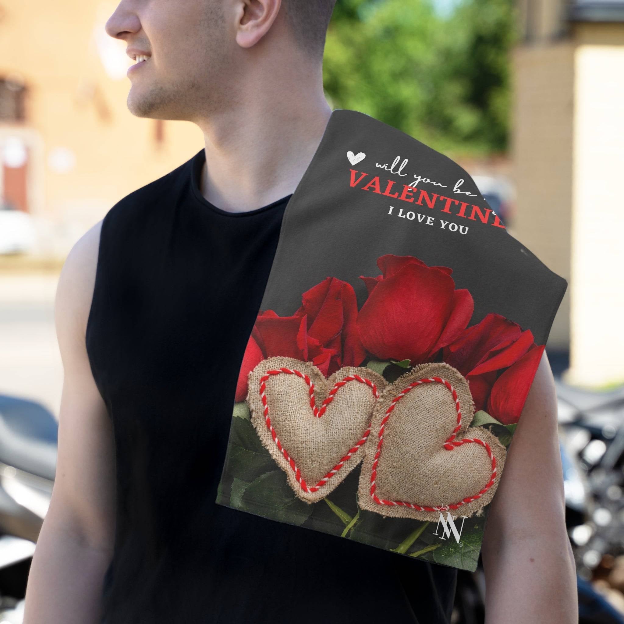 Will You Be My Valentine? | Mix & Match Soft Fun-Flirty Lovers’ Towels