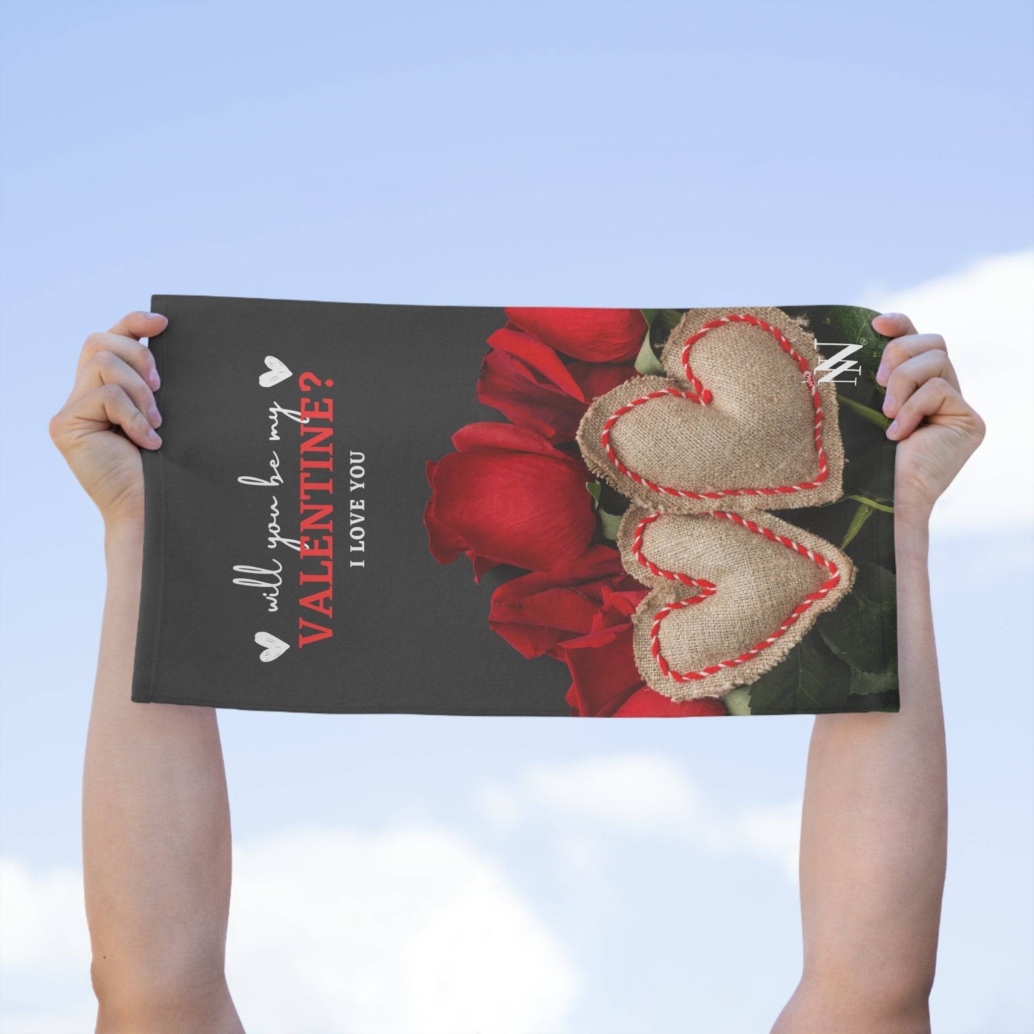 Will You Be My Valentine? | Mix & Match Soft Fun-Flirty Lovers’ Towels