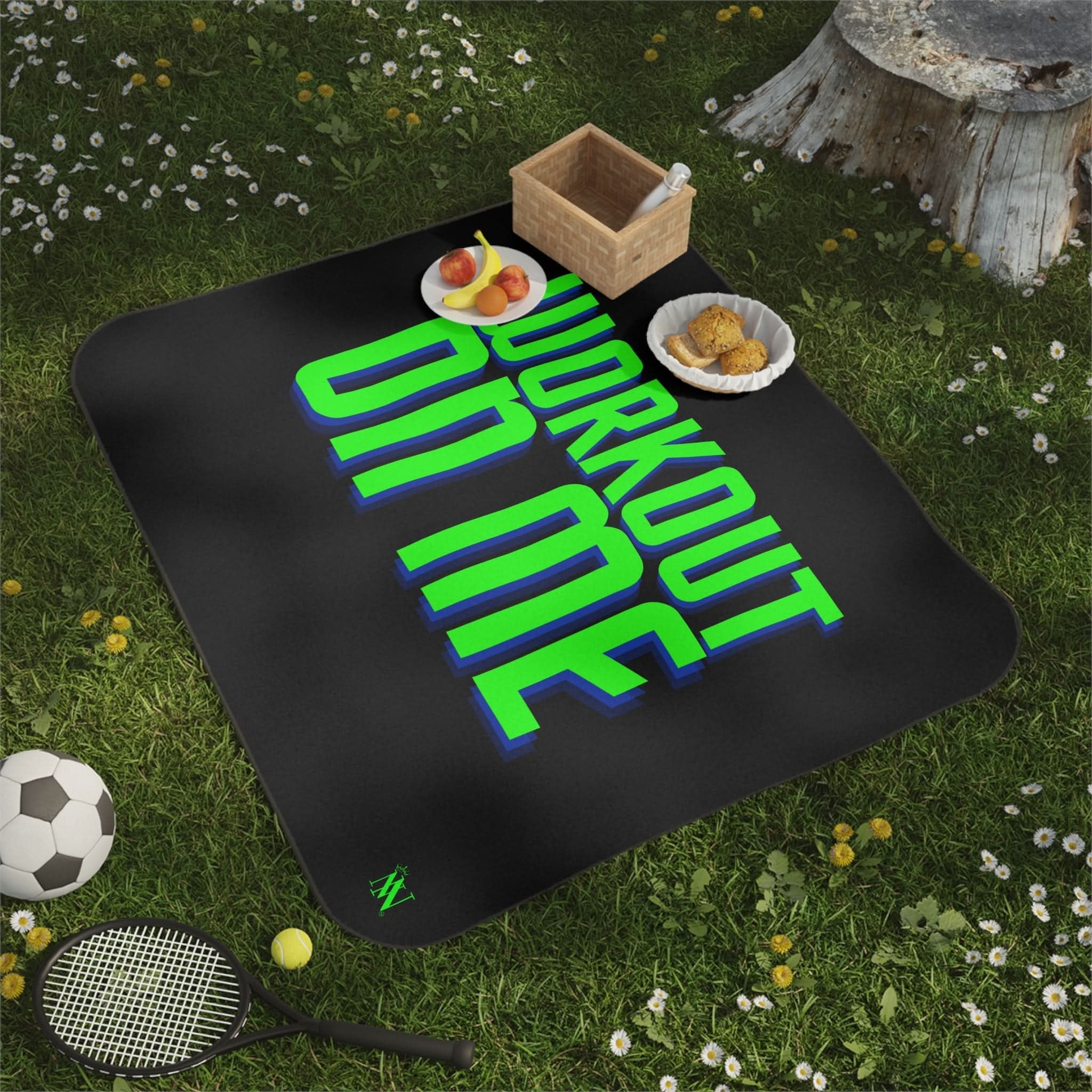 Workout on Me | Mix Match Fun-Flirty Lovers’ Water-Resistant Blankets