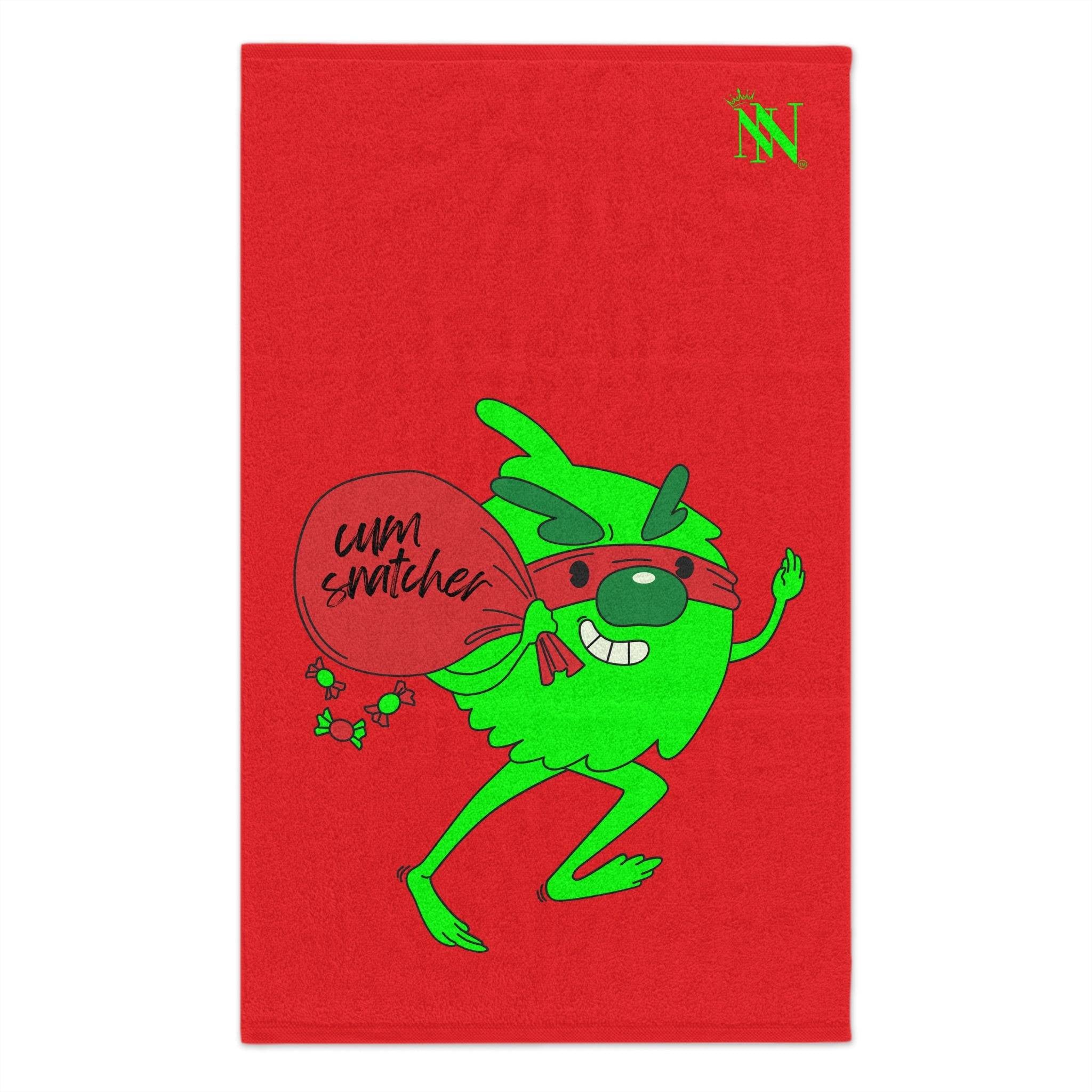 Xmas Cum Snatcher | Mix & Match Soft Fun-Flirty Lovers’ Christmas Towels