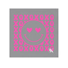 XOXO Emoji Hearts Grey | Mix & Match Lils’ Fun-Flirty Lovers’ Towels