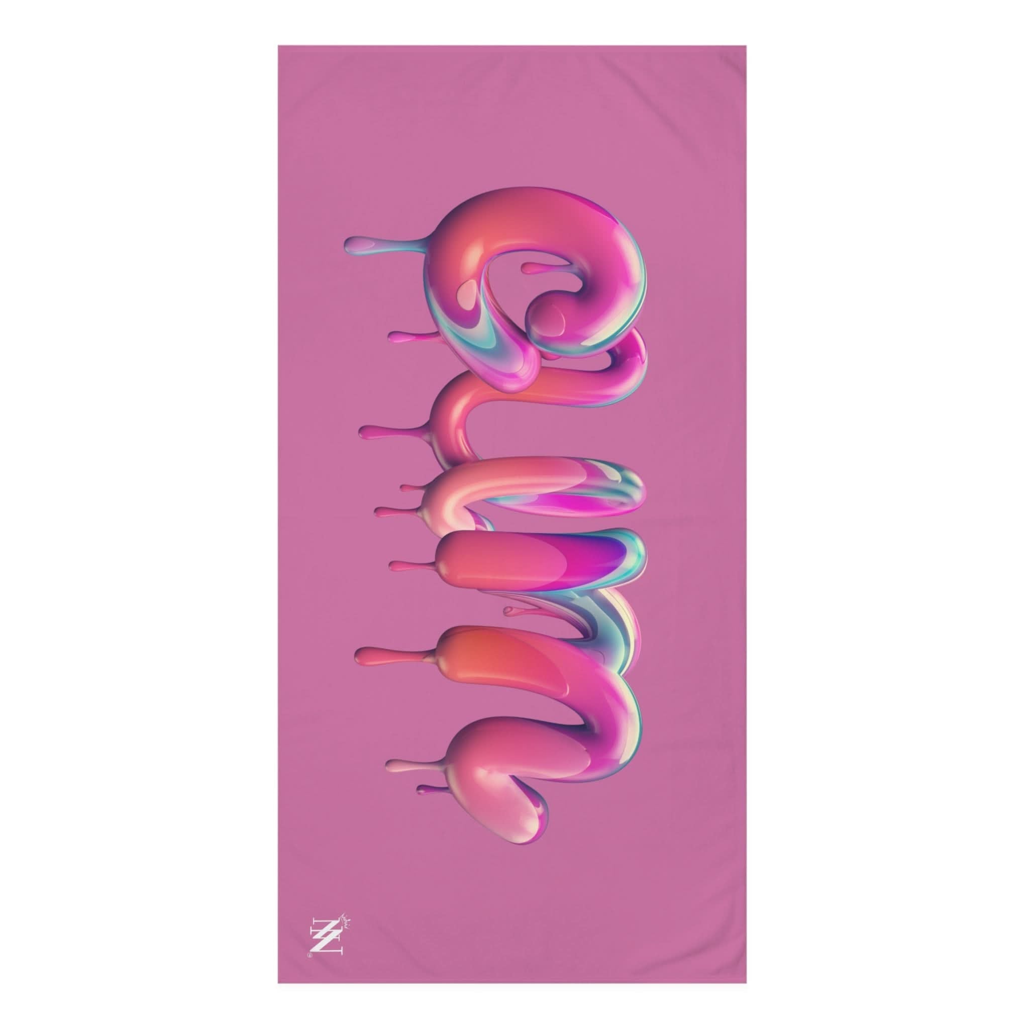 XXL Cum Towel Dripping Cum Pink