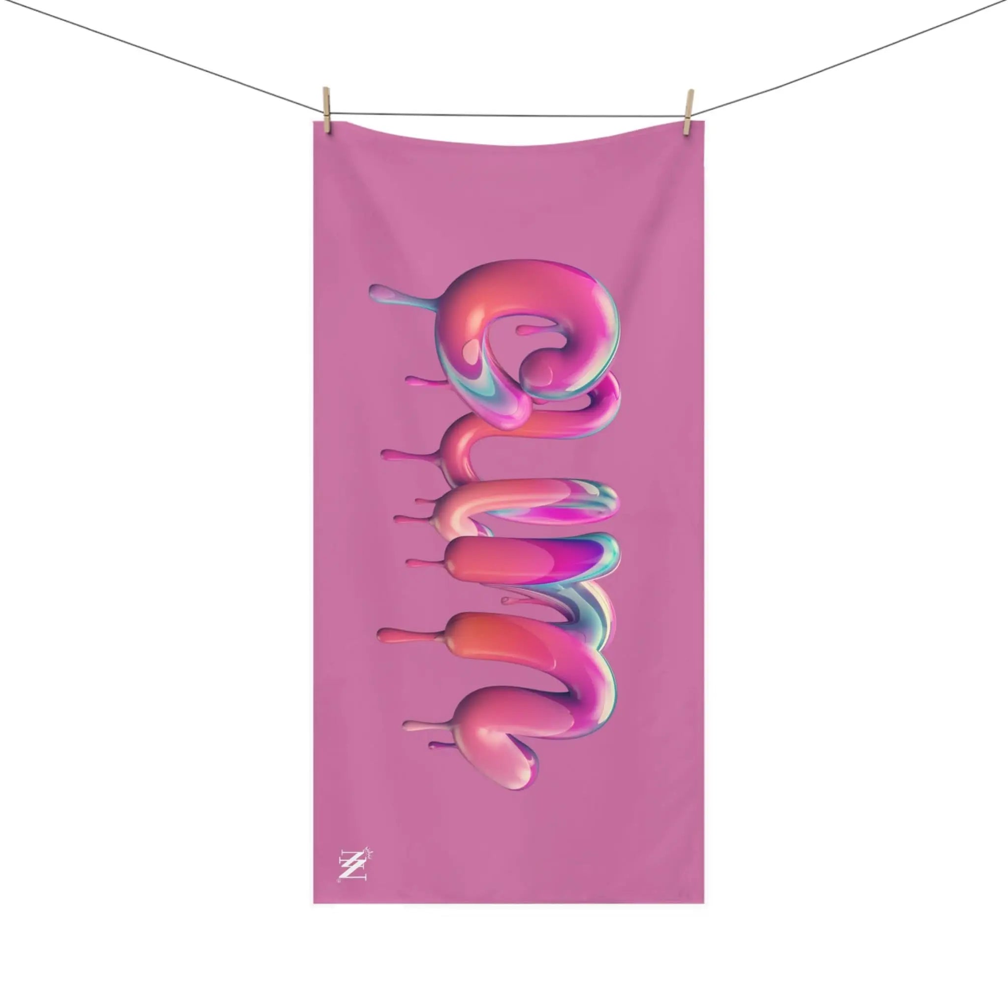XXL Cum Towel Dripping Cum Pink