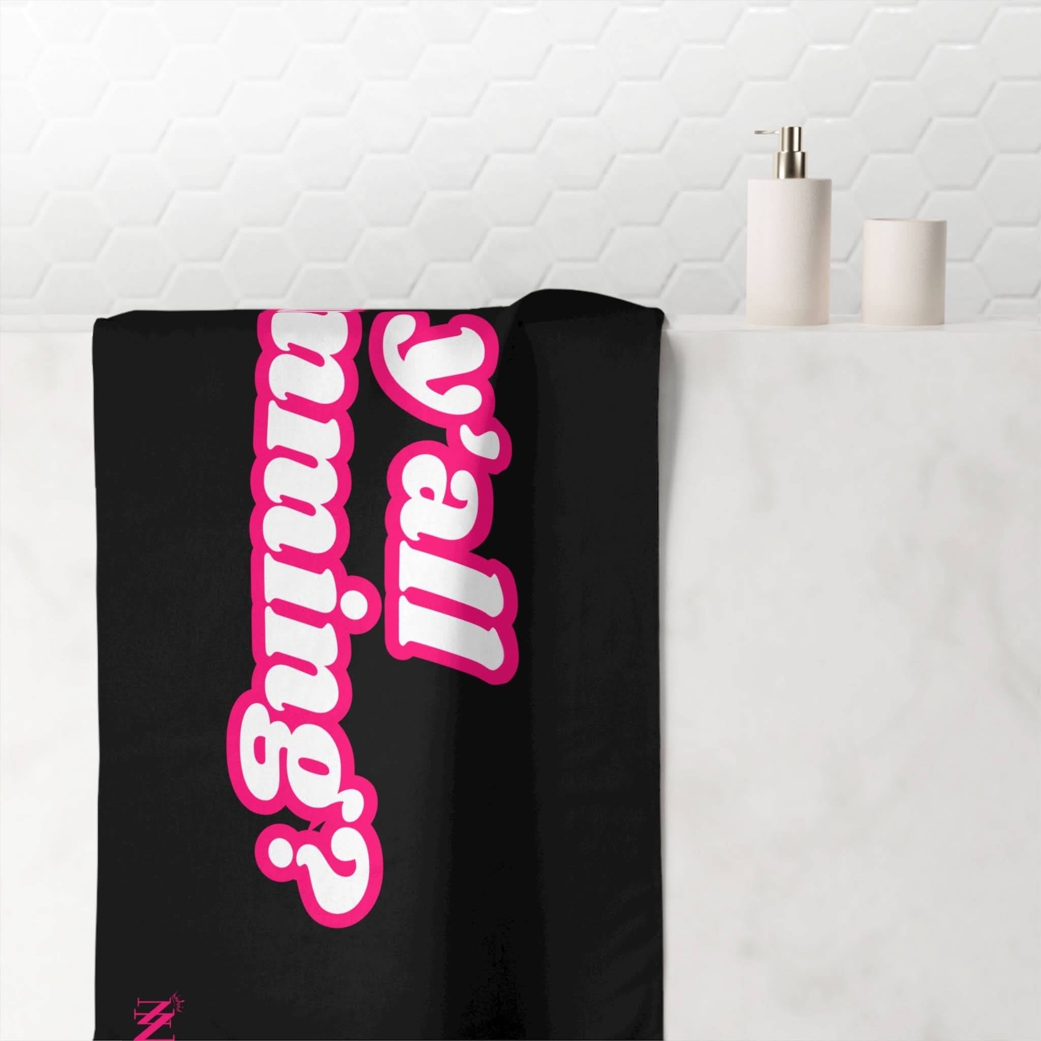 Y’all Cumming? | Mix & Match Naughty XL Fun-Flirty Lovers’ Towels