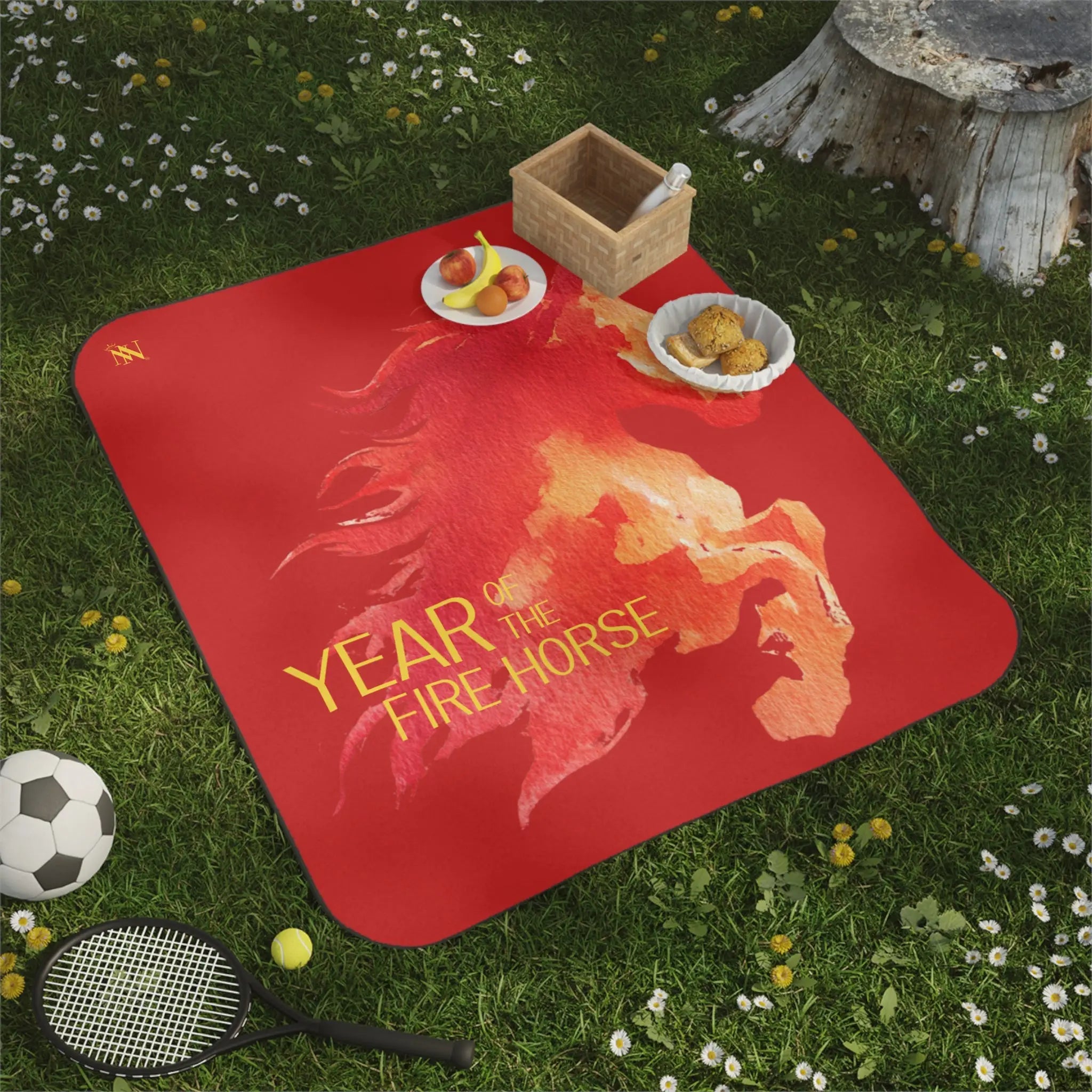 Year of the Fire Horse | Mix Match Fun-Flirty Lovers’ Water-Resistant Blankets