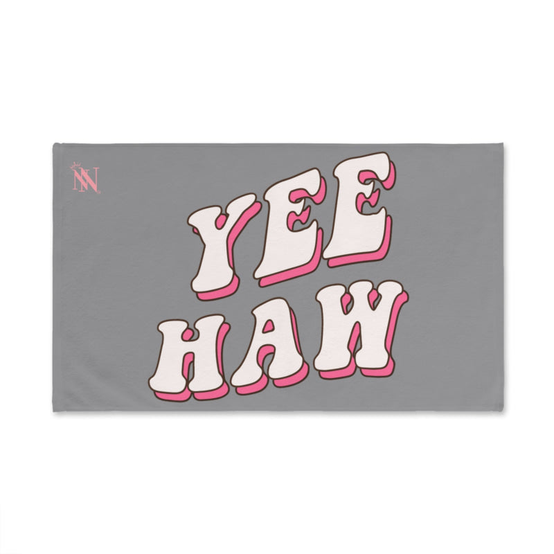 Yee Haw Cowboy Light Grey | Mix & Match Original Fun-Flirty Lovers’ Towels