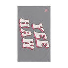 Yee Haw Cowboy Light Grey | Mix & Match Original Fun-Flirty Lovers’ Towels