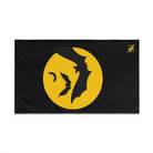 Yellow Moon Bats Black | Mix & Match Original Fun-Flirty Lovers’ Towels