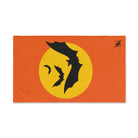 Yellow Moon Bats Orange | Mix & Match Original Fun-Flirty Lovers’ Towels