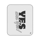 Yes and Yes! | Mix Match Fun-Flirty Lovers’ Water-Resistant Blankets