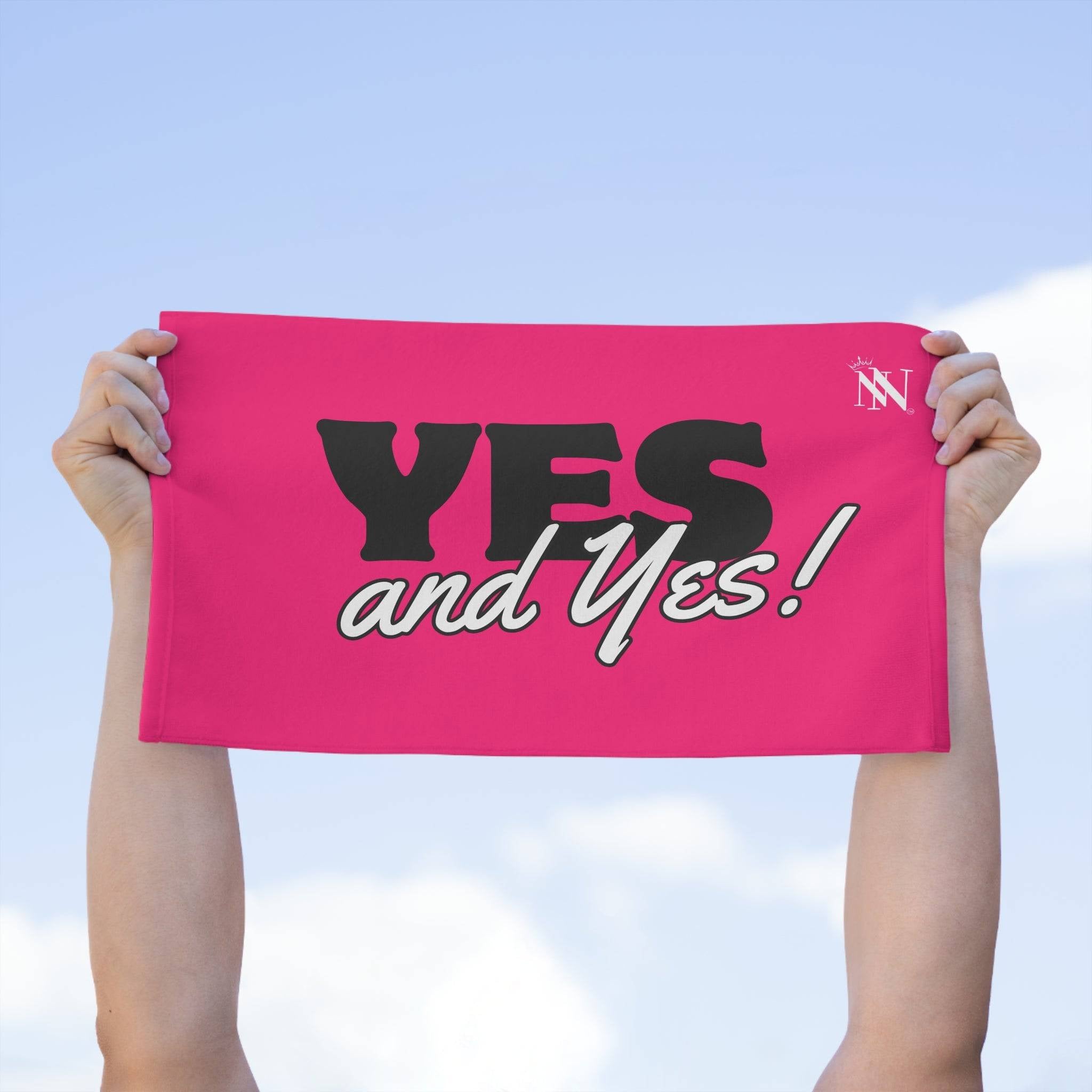 Yes and Yes! Pink Mix & Match Soft Sex Towels | Naughty Lovers’ Gifts
