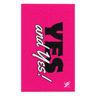 Yes and Yes! Pink Mix & Match Soft Sex Towels | Naughty Lovers’ Gifts