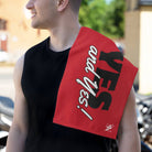 Yes and Yes! Red Mix & Match Soft Sex Towels | Naughty Lovers’ Gifts