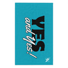 Yes and Yes! Teal Mix & Match Soft Sex Towels | Naughty Lovers’ Gifts