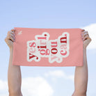 Yes Girl You Can | Mix & Match Soft Fun-Flirty Lovers’ Towels