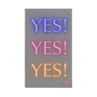 Yes! Yes! Yes! Grey | Mix & Match Original Fun-Flirty Lovers’ Towels