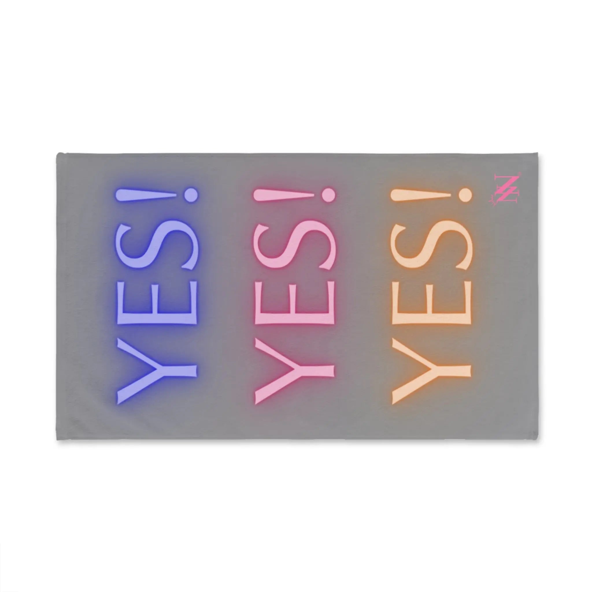 Yes! Yes! Yes! Grey | Mix & Match Original Fun-Flirty Lovers’ Towels