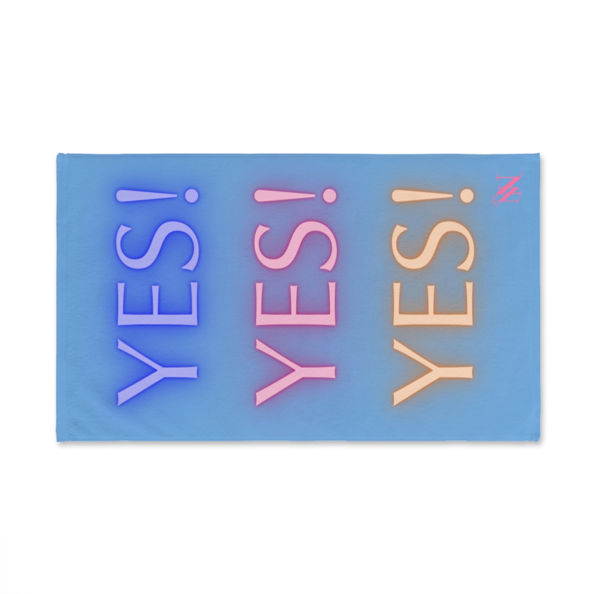 Yes! Yes! Yes! Light Blue | Mix & Match Original Fun-Flirty Lovers’ Towels