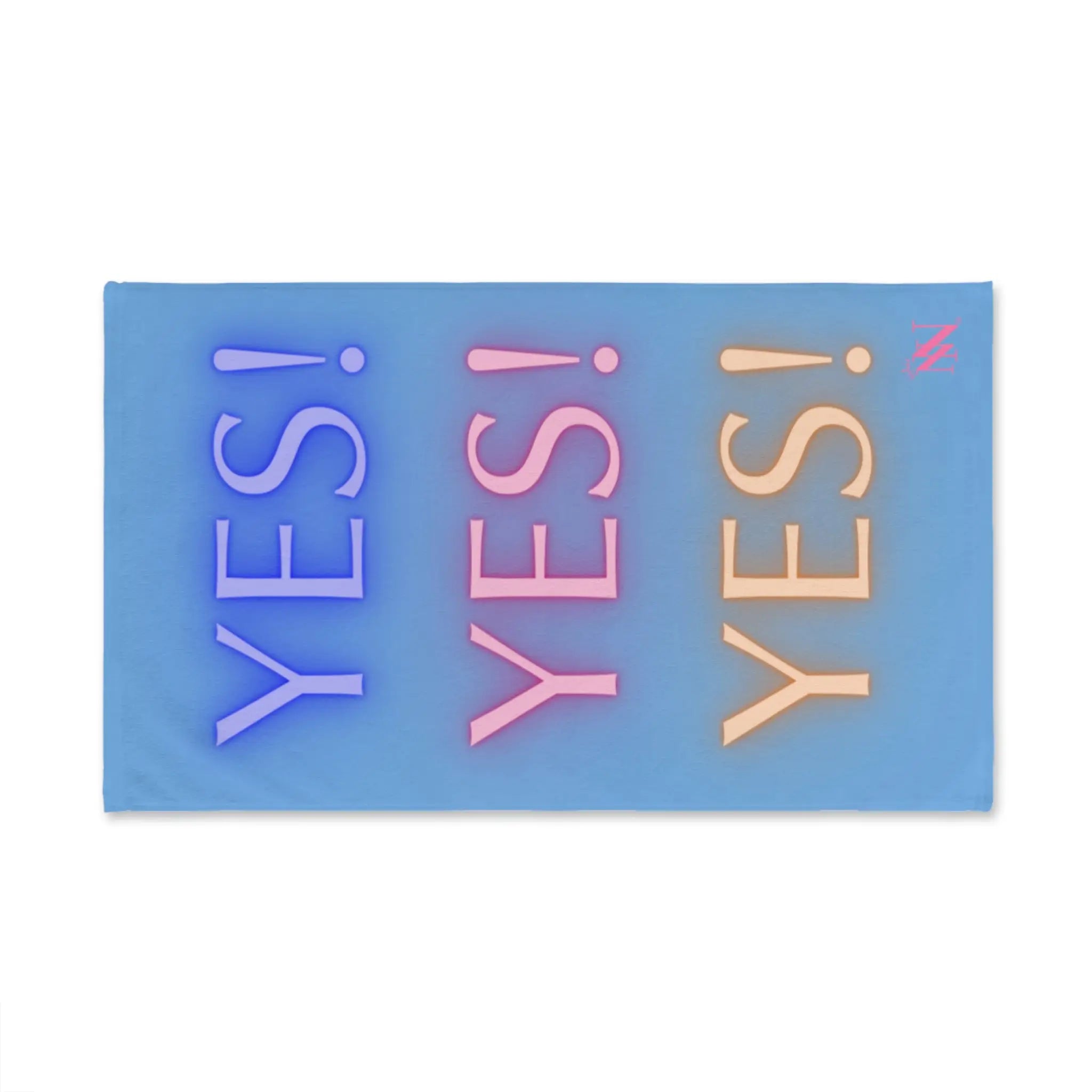 Yes! Yes! Yes! Light Blue | Mix & Match Original Fun-Flirty Lovers’ Towels
